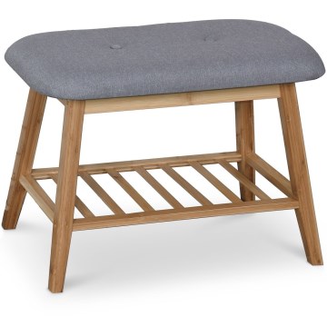 Cipelarnik 44x60 cm sivi/bež