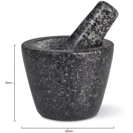 Cole&Mason - Granitni avan i tučak GRANITE, prečnik 10 cm