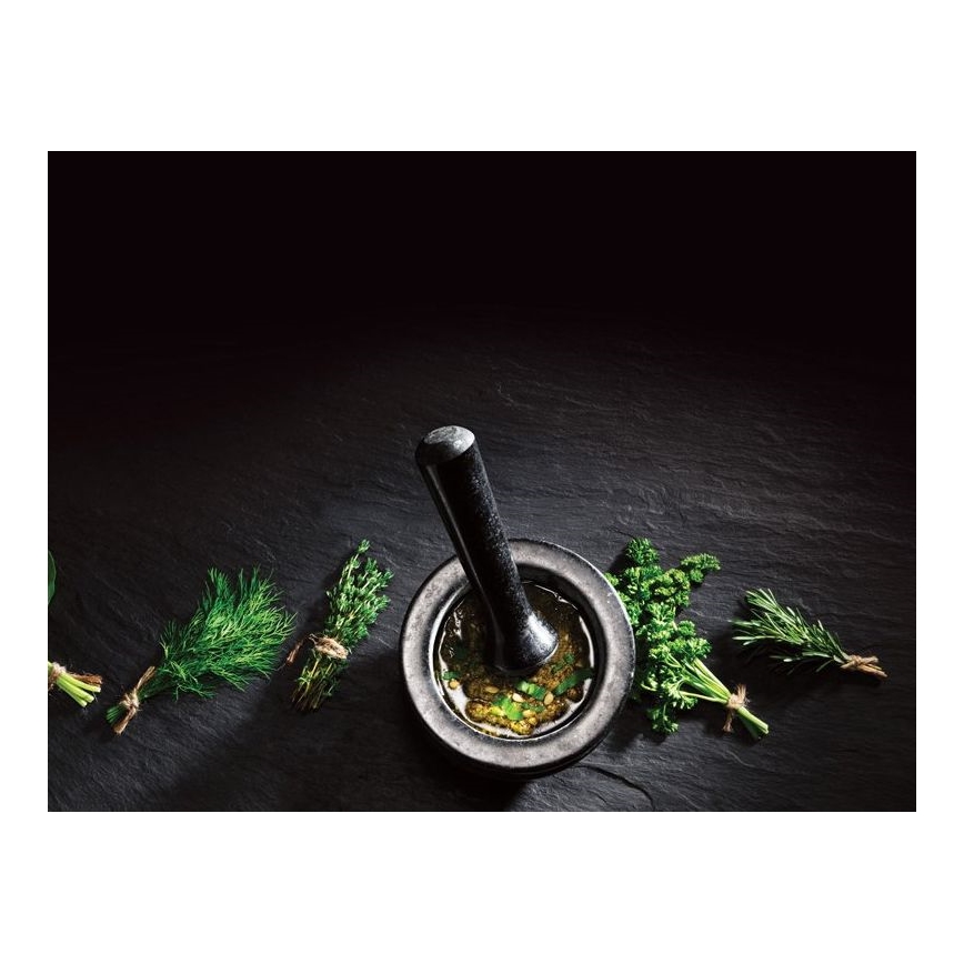 Cole&Mason - Granitni mužar s tučkom GRANITE Ø 18 cm žula/crna