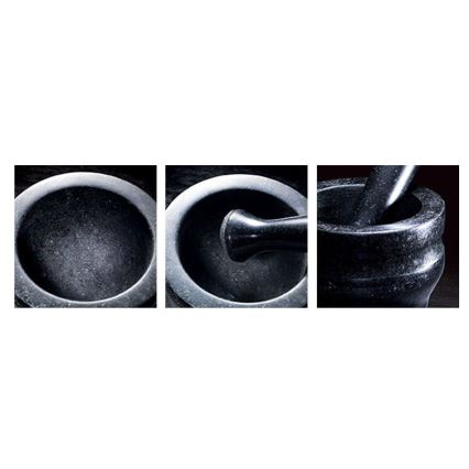 Cole&Mason - Granitni mužar s tučkom GRANITE Ø 18 cm žula/crna