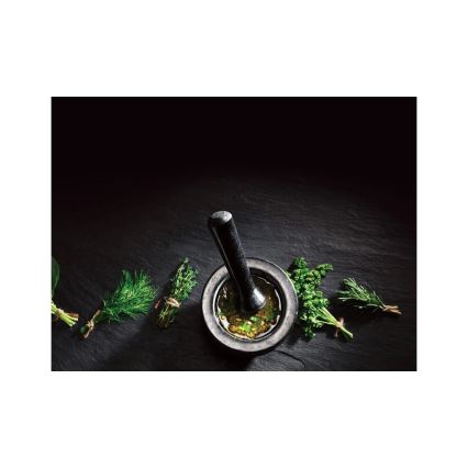 Cole&Mason - Granitni mužar sa tucalicom GRANITE, prečnik 14 cm, granit/crna