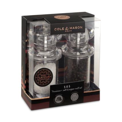 Cole&Mason - Komplet mlinova za so i biber PRECISION MILLS, 2 kom, 14 cm