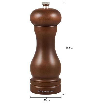 Cole&Mason - Mlin za biber CAPSTAN FOREST od bukovine, 16,5 cm