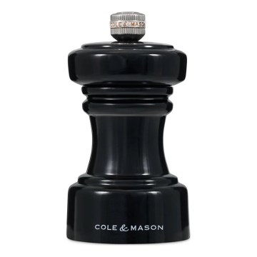 Cole&Mason - Mlin za so HOXTON 10,4 cm buk/sjajna crna