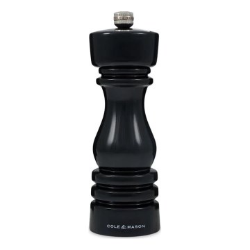 Cole&Mason - Mlin za so LONDON 18 cm buk/crna