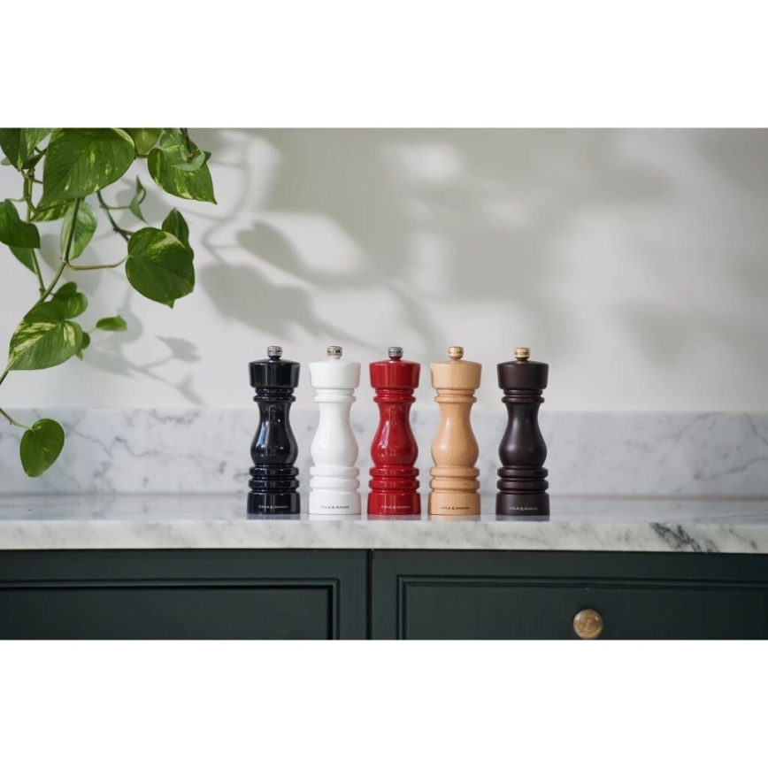 Cole&Mason - Mlin za so LONDON 18 cm buk/crna