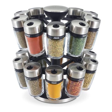 Cole&Mason - Rotirajući stalak sa posudicama za začine MASTER, set od 21 kom