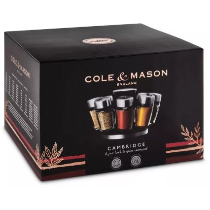 Cole&Mason - Rotirajući stalak za začine MASTER 9 kom