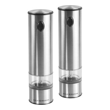 Cole&Mason - Set električnih mlinova za začine BATTERSEA 2 kom 6xAAA