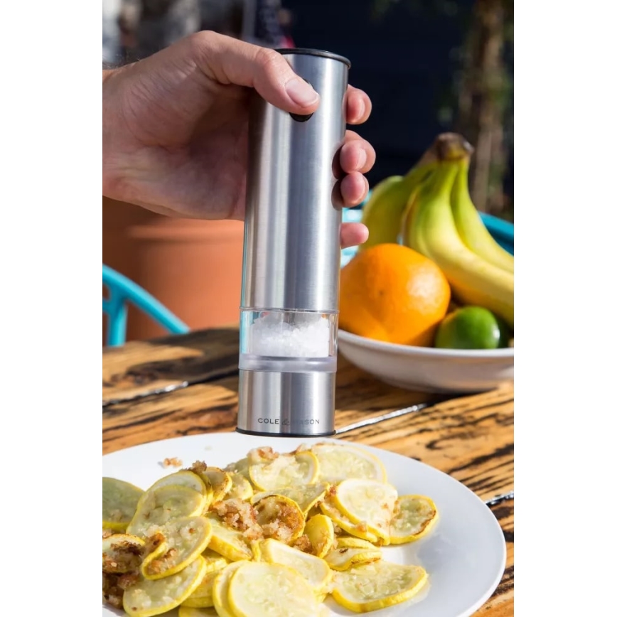 Cole&Mason - Set električnih mlinova za začine BATTERSEA 2 kom 6xAAA