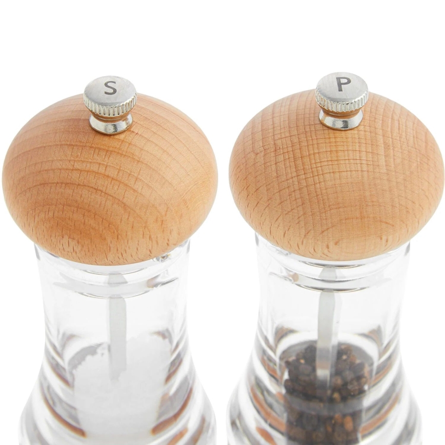 Cole&Mason - Set mlinova za so i biber BASICS, 2 kom, bukva, 16 cm