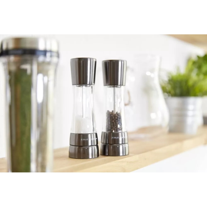 Cole&Mason - Set mlinova za so i biber DERWENT 2 kom 19 cm antracit