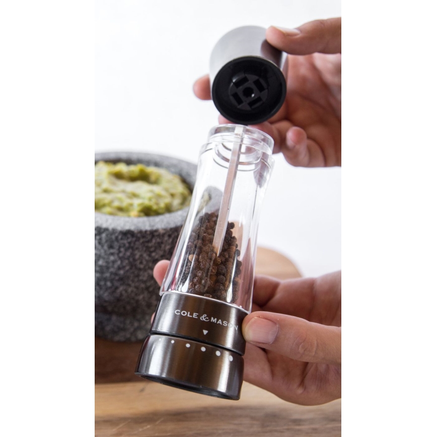 Cole&Mason - Set mlinova za so i biber DERWENT 2 kom 19 cm antracit