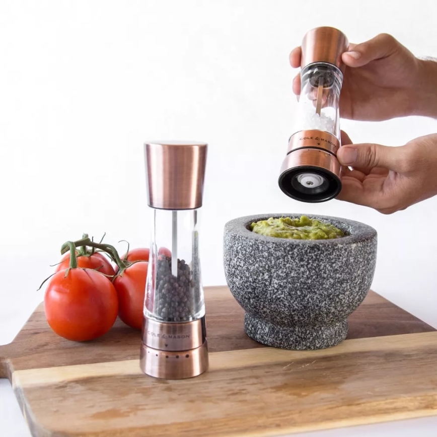 Cole&Mason - Set mlinova za so i biber DERWENT 2 kom 19 cm bakar