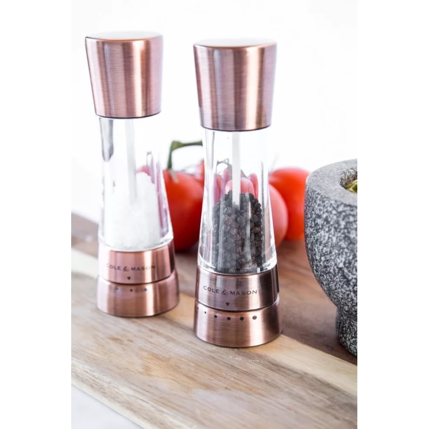 Cole&Mason - Set mlinova za so i biber DERWENT 2 kom 19 cm bakar