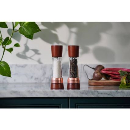 Cole&Mason - Set mlinova za so i biber DERWENT 2 kom 19 cm bukva/smeđa