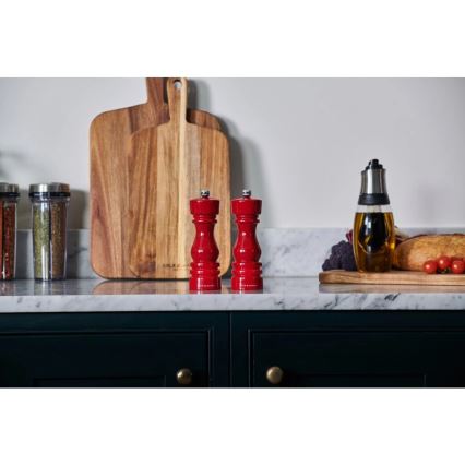 Cole&Mason - Set mlinova za so i biber LONDON 2 kom 18 cm bukva/crvena