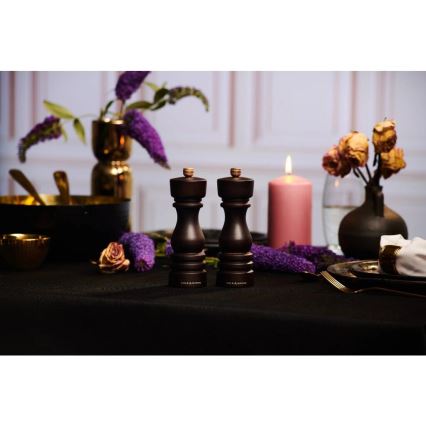 Cole&Mason - Set mlinova za so i biber LONDON 2 kom 22 cm bukva/braon