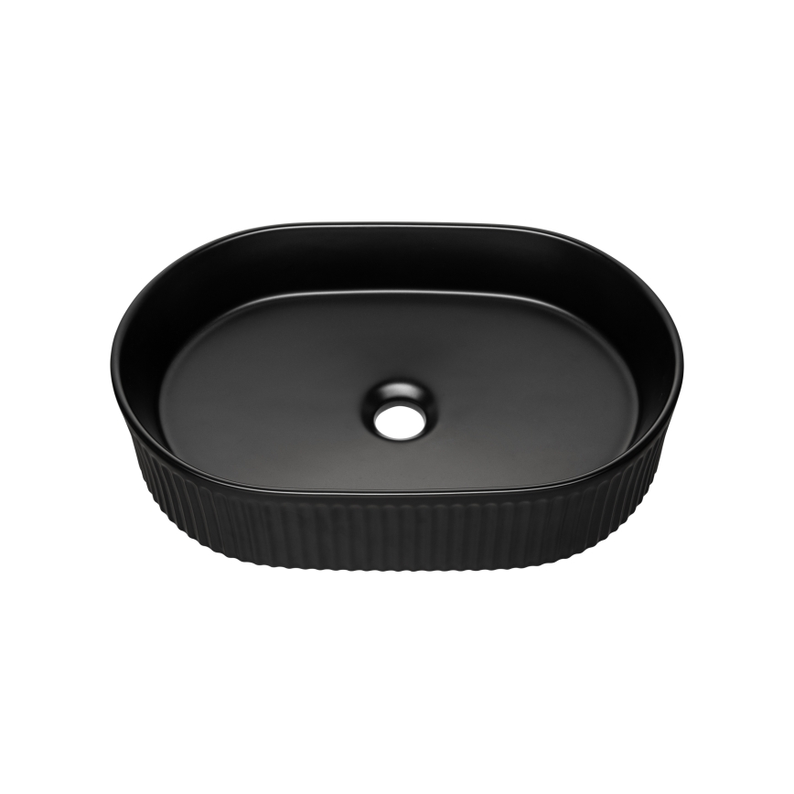 COMAD BEYOND 5 BLACK ( E-6564 ) - Umivaonik za ugradnju na radnu ploču BEYOND 48x32,5 cm, keramika/mat crna