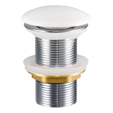 COMAD CLICK-CLACK T201-3 - Ispust za lavabo CLICK-CLACK prečnika 7 cm, sjajno bela
