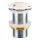 COMAD CLICK-CLACK T201M-W21-3 - Slivnik sa CLICK-CLACK mehanizmom za umivaonik, prečnika 7 cm, mat teraco