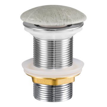 COMAD CLICK-CLACK T201M-Y1-3 - CLICK-CLACK odvod za umivaonik, prečnik 7 cm, prigušiva siva