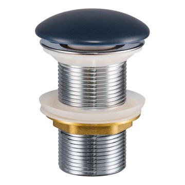 COMAD CLICK-CLACK T201MNB-3 - Slivnik za umivaonik CLICK-CLACK, prečnika 7 cm, mat mornarsko plave boje