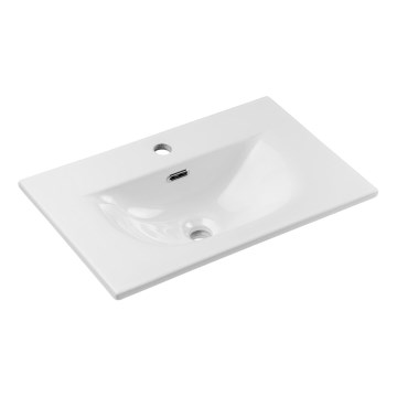 COMAD SKY 3 60CM DP ( E-8099-3-60 ) - Ugradni umivaonik SKY 61x40 cm, keramika/mat bela