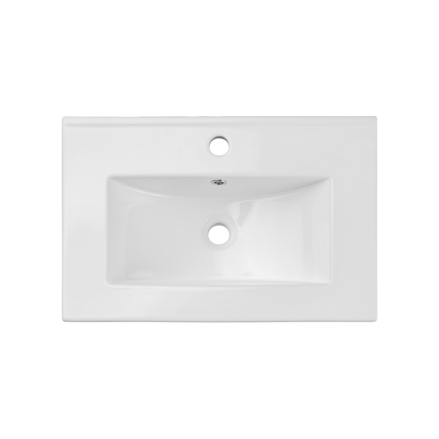 COMAD UM-2060RB DANCE 60-DP - Ugradni umivaonik DANCE 62x40 cm keramika/matna bela