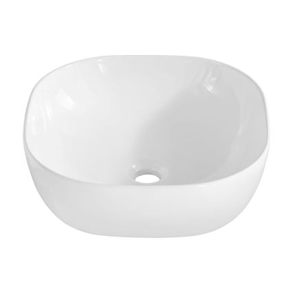 COMAD UM-6252 SMILE 40 DP - Umivaonik za postavljanje na radnu ploču SMILE 41x41 cm keramika/sjajna bela