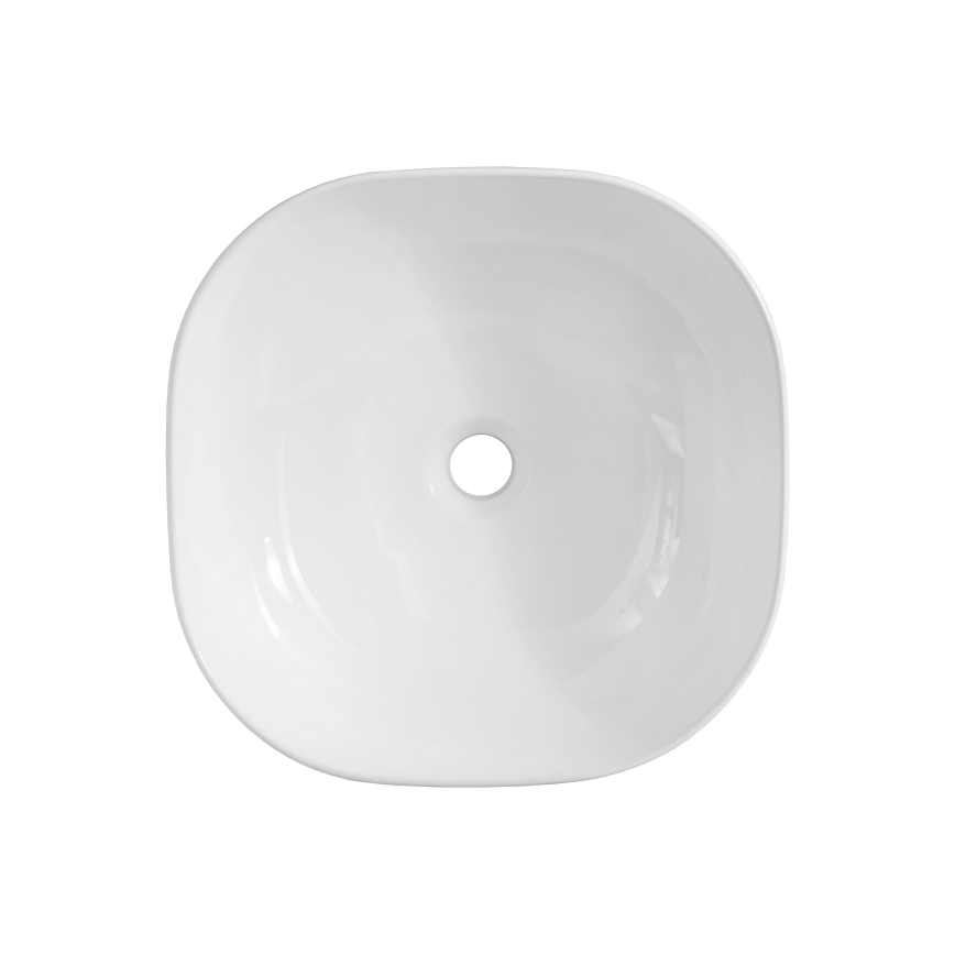 COMAD UM-6252 SMILE 40 DP - Umivaonik za postavljanje na radnu ploču SMILE 41x41 cm keramika/sjajna bela