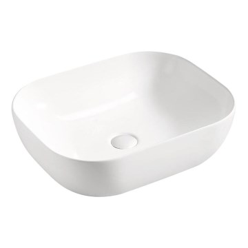 COMAD UM-6254 SMILE 50 DP - Umivaonik za ugradnju na radnu ploču SMILE 50x40 cm keramika/sjajna bela