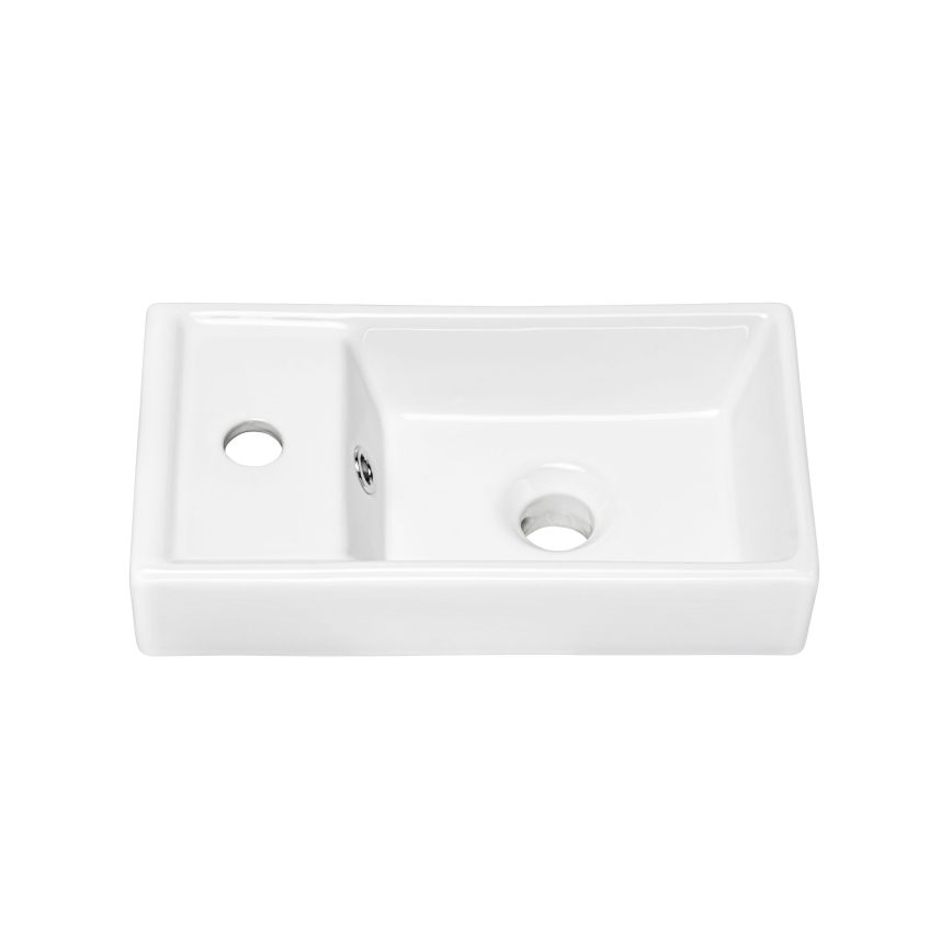 COMAD UM-VEDEA 40 - Umivaonik na ploču VEDEA 40x22 cm, keramika, visok sjaj, bela