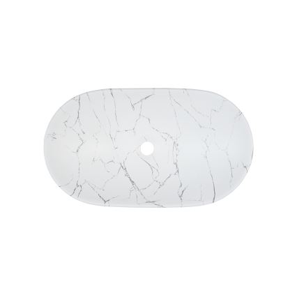 COMAD UN-LENA-MW17 - Umivaonik za ploču LENA 61,5x36 cm keramika/mat bela