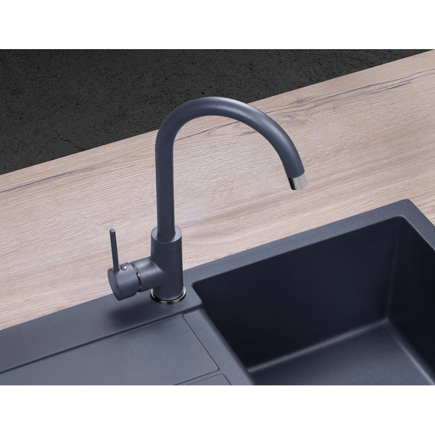 Concept BDG3334DG - Kuhinjska baterija za sudoperu 33,5 cm, granit/tamno siva