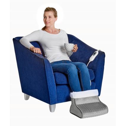 Concept BV1020 - Električna grejna čizma 100W/230V 30x30 cm siva/bela