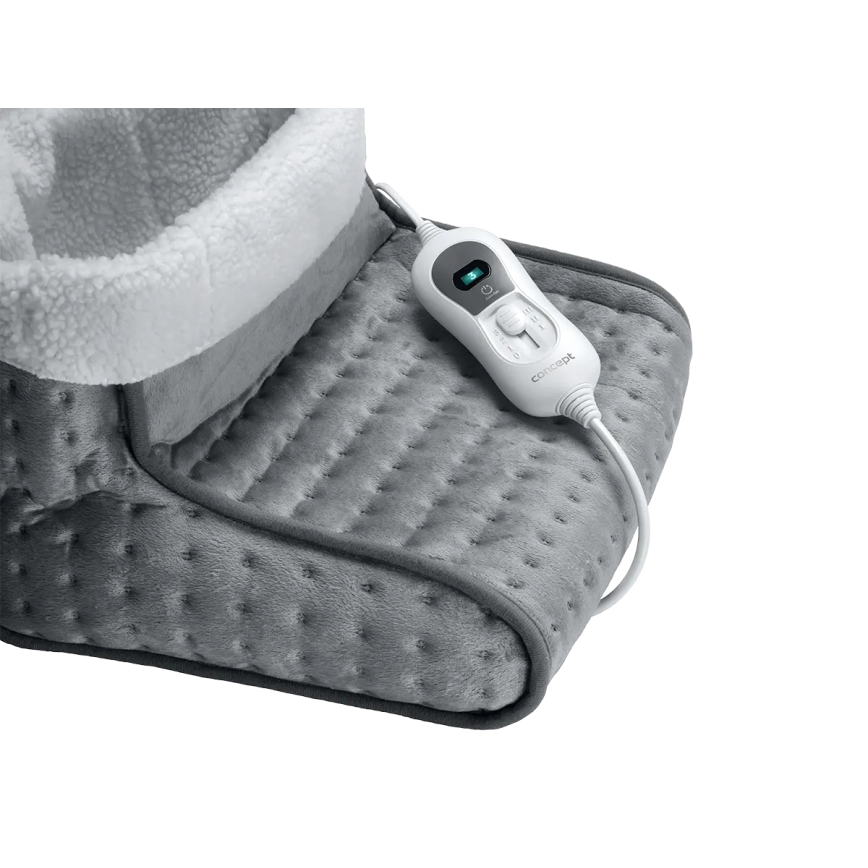 Concept BV1020 - Električna grejna čizma 100W/230V 30x30 cm siva/bela