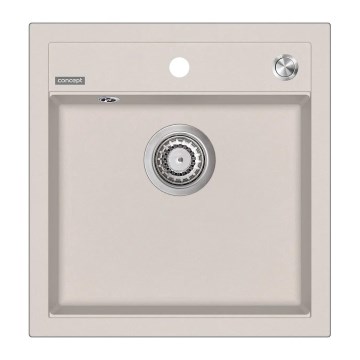 Concept DG00C50BE - Kuhinjski sudoper CUBIS 49x51 cm granit/bež