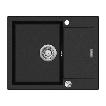 Concept DG05C45BC - Kuhinjski sudoper CUBIS 50x62 cm granit/crna