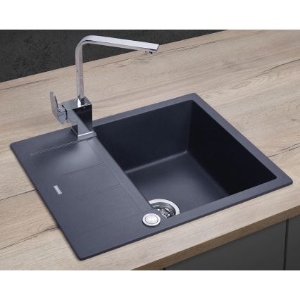 Concept DG05C45DG - Kuhinjski sudoper CUBIS 50x62 cm granit/tamno siva