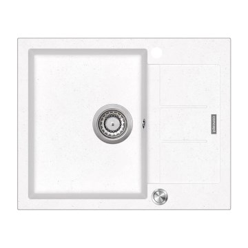 Concept DG05C45WH - Kuhinjski sudoper CUBIS 50x62 cm granit/bela