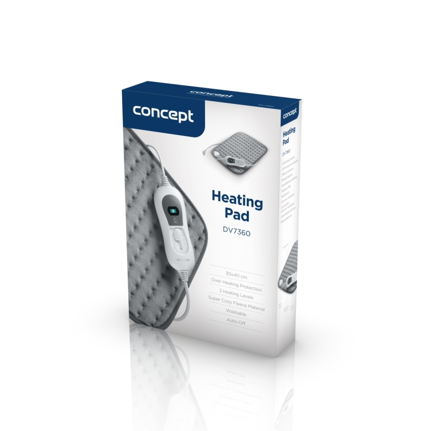 Concept DV7360 - Električna grejna deka 100W/230V 30x40 cm siva