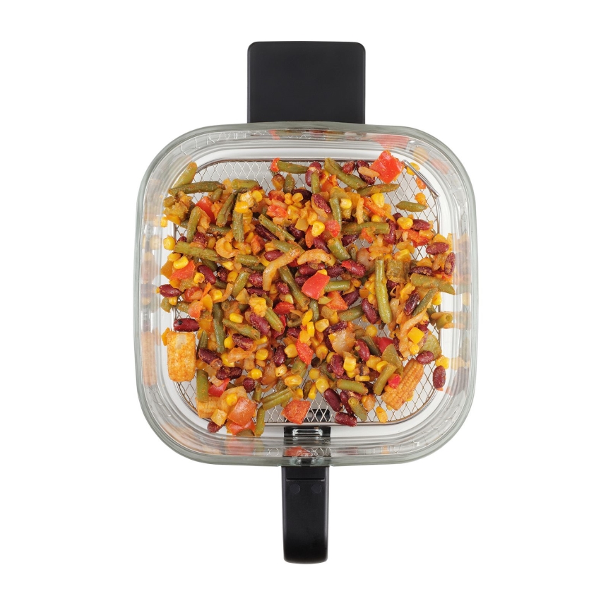 Concept FR5500 - Friteza na vrući vazduh GLASS & FAST 5,5 l 1200W/230V crna