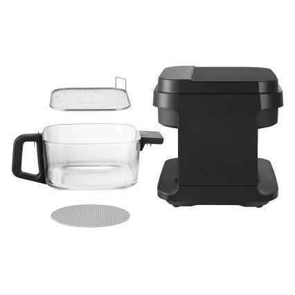 Concept FR5500 - Friteza na vrući vazduh GLASS & FAST 5,5 l 1200W/230V crna