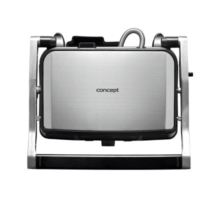 Concept ge2005 - Kontaktni gril 1500W/230V nerđajući čelik/crna