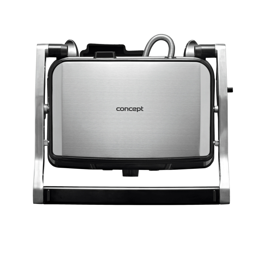 Concept ge2005 - Kontaktni gril 1500W/230V nerđajući čelik/crna