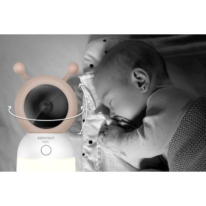 Concept KD4010 - Pametni bebi-monitor sa ekranom i senzorom pokreta SMART KIDO 4,5W/230V Wi-Fi bež