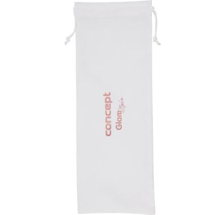 Concept KK2125 - Konusni uvijač za kosu GLAM STYLE 42W/230V bela/ružičasto zlato