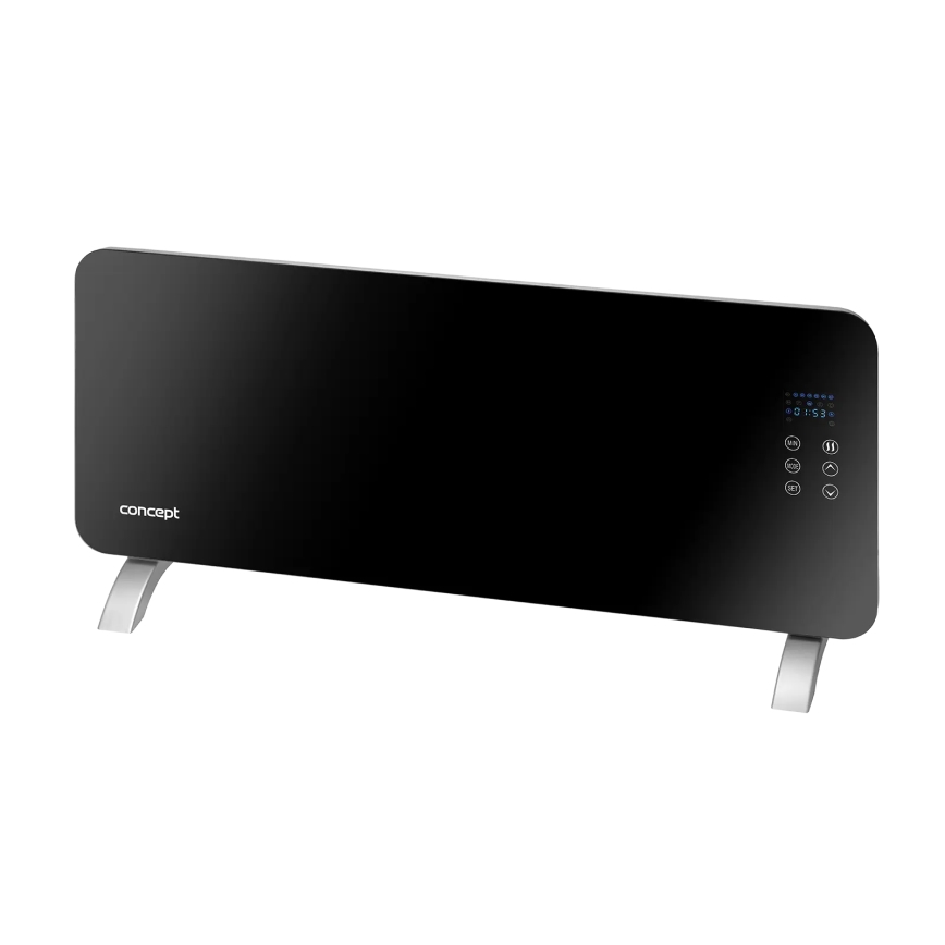 Concept KS4010 - Električni direktni grejač/konvektor 1000/2000W IP24 crna + daljinski upravljač