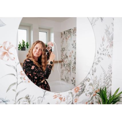 Concept KT2140 - Trostruka figaro pegla za kosu GLAM STYLE 100W/230V bela/roze zlato